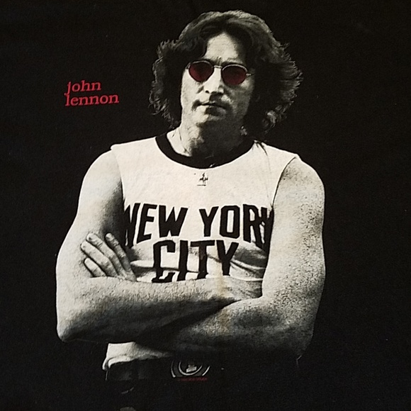 Vintage Tops - Vintage John Lennon TShirt